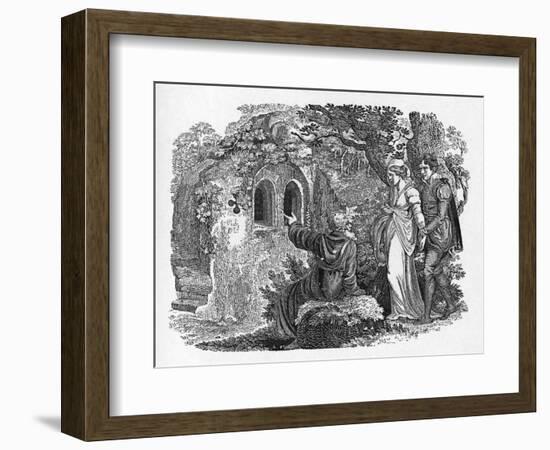 Hermit of Warkworth-Thomas Bewick-Framed Art Print