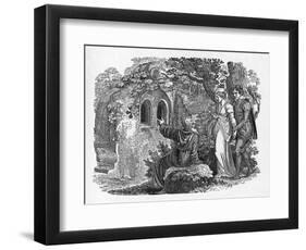 Hermit of Warkworth-Thomas Bewick-Framed Art Print