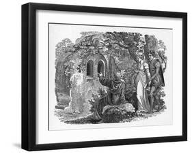 Hermit of Warkworth-Thomas Bewick-Framed Art Print