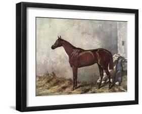 Hermit (Racehorse) 1867-Harry Hall-Framed Art Print