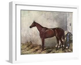 Hermit (Racehorse) 1867-Harry Hall-Framed Art Print