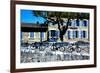 Hermitage, France, Rhone River, Bike on Bridge,2011-Anthony Butera-Framed Photographic Print