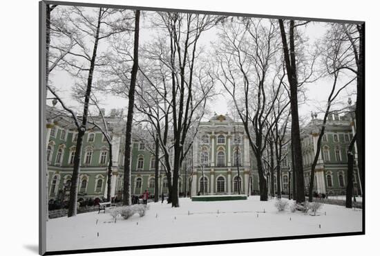 Hermitage Museum, UNESCO World Heritage Site, St. Petersburg, Russia, Europe-Godong-Mounted Photographic Print