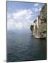 Hermitage of Santa Caterina del Sasso, Lake Maggiore, Lombardy, Italian Lakes, Italy, Europe-Oliviero Olivieri-Mounted Photographic Print
