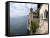 Hermitage of Santa Caterina del Sasso, Lake Maggiore, Lombardy, Italian Lakes, Italy, Europe-Oliviero Olivieri-Framed Stretched Canvas