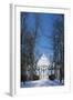 Hermitage Pavilion in Snow-null-Framed Photographic Print