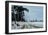 Hermitage Road in the Snow (Village of Higham, Near Rochester)-Vic Trevett-Framed Giclee Print