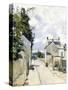 Hermitage Street, Pontoise, 1874-Camille Pissarro-Stretched Canvas