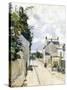 Hermitage Street, Pontoise, 1874-Camille Pissarro-Stretched Canvas