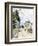 Hermitage Street, Pontoise, 1874-Camille Pissarro-Framed Giclee Print