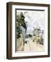 Hermitage Street, Pontoise, 1874-Camille Pissarro-Framed Giclee Print