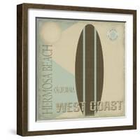 Hermosa Beach L-Karen Williams-Framed Giclee Print