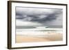 Hermosa Beach, Los Angeles County, California, USA: Dark Clouds Over The Beach-Axel Brunst-Framed Photographic Print