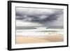 Hermosa Beach, Los Angeles County, California, USA: Dark Clouds Over The Beach-Axel Brunst-Framed Photographic Print