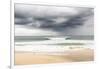 Hermosa Beach, Los Angeles County, California, USA: Dark Clouds Over The Beach-Axel Brunst-Framed Photographic Print