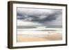 Hermosa Beach, Los Angeles County, California, USA: Dark Clouds Over The Beach-Axel Brunst-Framed Photographic Print