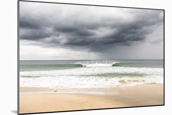 Hermosa Beach, Los Angeles County, California, USA: Dark Clouds Over The Beach-Axel Brunst-Mounted Photographic Print