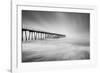 Hermosa Pier 2-2-Moises Levy-Framed Photographic Print