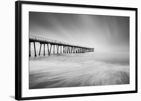 Hermosa Pier 2-2-Moises Levy-Framed Photographic Print