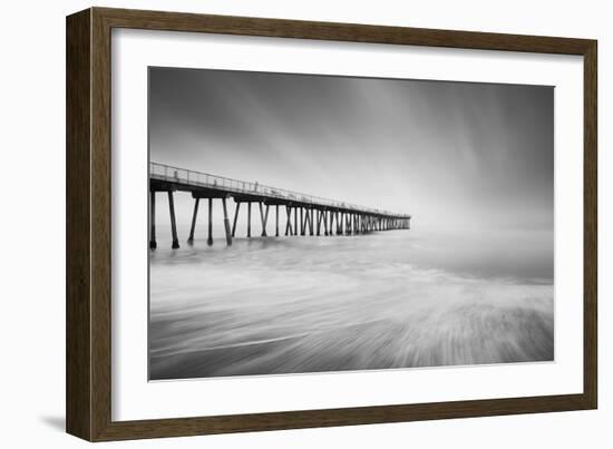 Hermosa Pier 2-2-Moises Levy-Framed Photographic Print