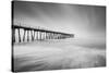 Hermosa Pier 2-2-Moises Levy-Stretched Canvas