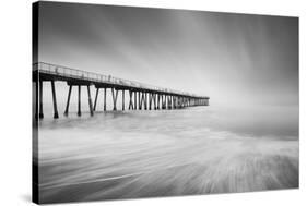 Hermosa Pier 2-2-Moises Levy-Stretched Canvas