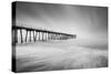 Hermosa Pier 2-2-Moises Levy-Stretched Canvas