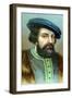 Hernan Cortes (1485-154), Spanish Conquistador Who Conquered Mexico-null-Framed Giclee Print