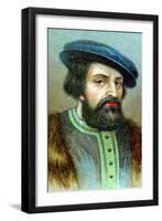 Hernan Cortes (1485-154), Spanish Conquistador Who Conquered Mexico-null-Framed Giclee Print