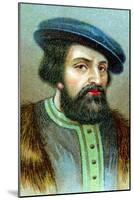 Hernan Cortes (1485-154), Spanish Conquistador Who Conquered Mexico-null-Mounted Giclee Print