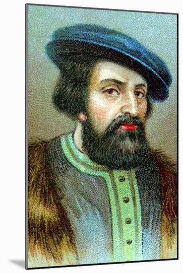 Hernan Cortes (1485-154), Spanish Conquistador Who Conquered Mexico-null-Mounted Giclee Print