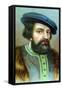 Hernan Cortes (1485-154), Spanish Conquistador Who Conquered Mexico-null-Framed Stretched Canvas