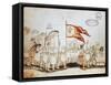 Hernan Cortes (1485-1547) Arriving in Mexico-null-Framed Stretched Canvas