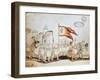 Hernan Cortes (1485-1547) Arriving in Mexico-null-Framed Giclee Print