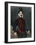 Hernan Cortes (1488-1547). Engraving. Colored.-Tarker-Framed Giclee Print