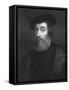 Hernan Cortes, 16th Century Spanish Conquistador-W Holl-Framed Stretched Canvas