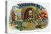 Hernan Cortes Brand Cigar Box Label-Lantern Press-Stretched Canvas