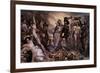 Hernan Cortes Destroys Fleet, July 1519, Making Return from Mexico Impossible, by Nicholas Maurin-null-Framed Giclee Print