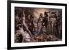 Hernan Cortes Destroys Fleet, July 1519, Making Return from Mexico Impossible, by Nicholas Maurin-null-Framed Giclee Print