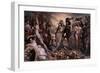 Hernan Cortes Destroys Fleet, July 1519, Making Return from Mexico Impossible, by Nicholas Maurin-null-Framed Giclee Print