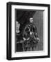 Hernan Cortes Engraving-John William Cook-Framed Giclee Print