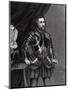 Hernan Cortes Engraving-John William Cook-Mounted Giclee Print