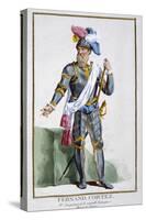 Hernan Cortes, Spanish conquistador, (1780)-Pierre Duflos-Stretched Canvas