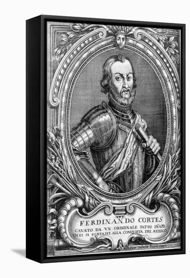 Hernan Cortes-John Ogilby-Framed Stretched Canvas