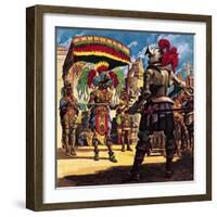 Hernando Cortes, Conqueror from Sunny Spain-Peter Jackson-Framed Giclee Print