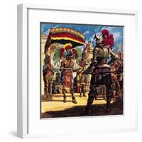 Hernando Cortes, Conqueror from Sunny Spain-Peter Jackson-Framed Giclee Print
