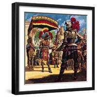 Hernando Cortes, Conqueror from Sunny Spain-Peter Jackson-Framed Giclee Print