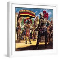 Hernando Cortes, Conqueror from Sunny Spain-Peter Jackson-Framed Giclee Print