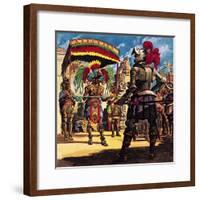 Hernando Cortes, Conqueror from Sunny Spain-Peter Jackson-Framed Giclee Print