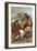 Hernando Cortes Loses Two Horses in Battle with Tlaxcalan Natives in Conquering Mexico, c.1519-null-Framed Giclee Print